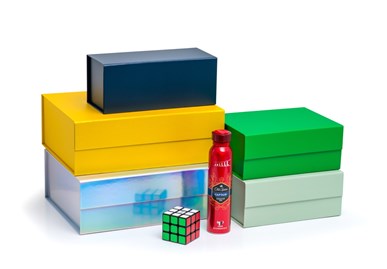 Pudełko Magnetyczne Holograficzne 330x255x115mm(zew)A4 Prezentowe