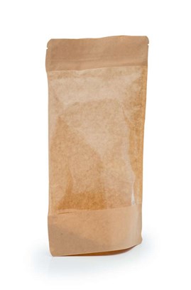 Doypack LIGHT KRAFT 250ml Duże Okno - 25 szt.