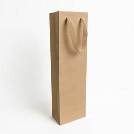 Torba na wino 1 butelka 95x91x385 BRĄZOWA