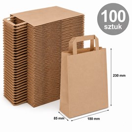 torba-papierowa-brazowa-180x85x230-z-uchwytem-plaskim-100szt