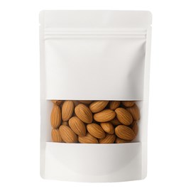 Doypack Biały Mat 750 ml z okienkiem – Estetyczne Opakowanie 50 sztuk