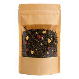 Doypack LIGHT KRAFT 100ml Duże Okno - 25 szt.