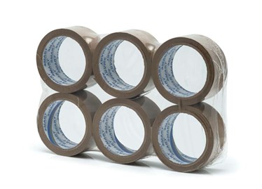 Taśma do pakowania SOLVENT Brązowa 48mm132m