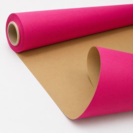 Papier ozdobny kraft fuksja 79cm 50m