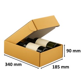 złote pudełko na wina