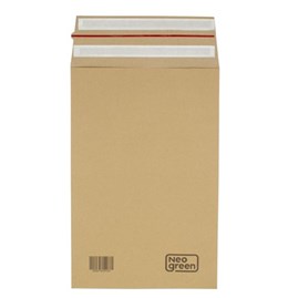 Koperta rozszerzana 3D zwrotna NeoGreen 310x430x120mm, 1szt