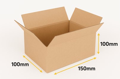 Karton klapowy mały 150x100x100mm