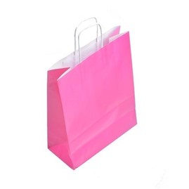 Torebki Lakierowane Różowe