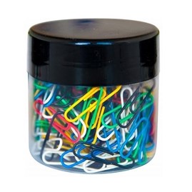 Spinacze 28mm Q-Connect kolor słoik 150szt.