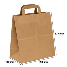 Torba Papierowa Ekologiczna Brązowa