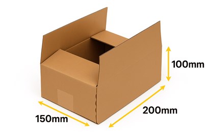 Pakiet Karton Klapowy 200x150x100mm - 10 szt