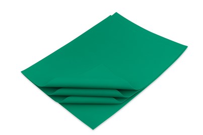 Bibuła ozdobna 38x50cm Zielona Szmaragdowa gładka prezentowa – 100 ark