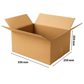 Pudło klapowe 350x250x250mm BC580 A4