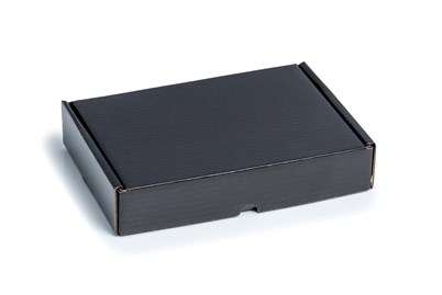 Czarny karton wykrojnikowy 340x240x60 mm – paczkomat A