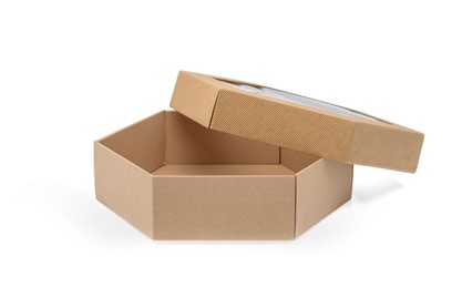 sześciokątne pudełko z oknem