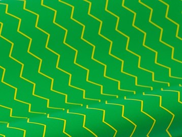 Papier Pakowy Happy Vibes 70cm-25m Zielono-żółty