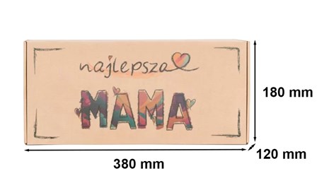 Karton Wykrojnikowy 380x180x120mm MAMA