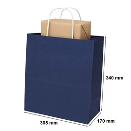 Torebka Na Prezent Granatowa 