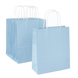 Pakiet - Torba papierowa na prezent 180x80x225 PASTELOWY NIEB. 10 szt