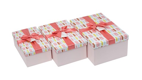Zestaw Pudełek HL-023-PINK (3 szt)