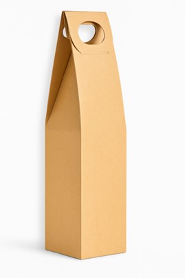 Kartonowe opakowanie na wino 90x90x380mm – ekologiczna tektura