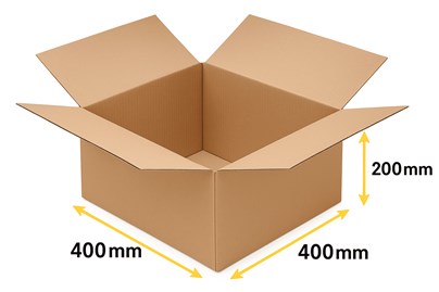 karton klapowy brązowy