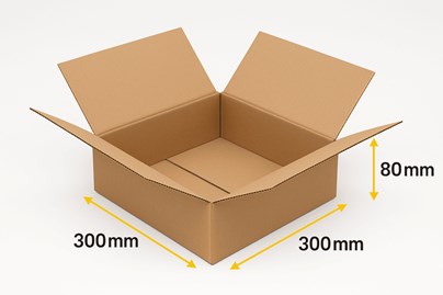 Karton klapowy 300x300x80