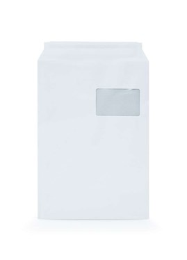 Koperta biała C4 z okienkiem po prawej stronie