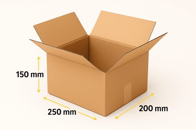 Karton klapowy 250 x 200 x 150 mm