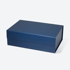 Granatowe pudełko magnetyczne 305×203×102 mm