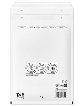 Koperty bąbelkowe TAP G17 - 100szt Białe