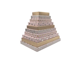 Zestaw Pudełek Prezentowych PUG-22036-PR (10 szt.)