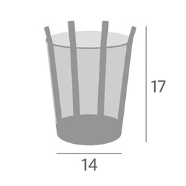 Wazon transportowy 140x170 mm – do bukietów i kompozycji
