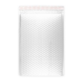 Metaliczna koperta 260x360mm Biała Perłowa - 100 sztuk