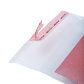 Torebki foliowe z taśmą klejącą 15x15+2,5cm 100szt