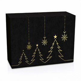 Pudełko Premium na 3 wina CZARNY 360x260x93mm