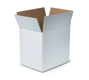 Karton klapowy 380x280x350 mm pięciowarstwowy BC850 Biały