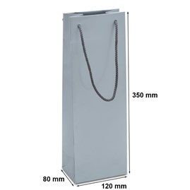 Torba Lakierowana Na Wino Srebrna