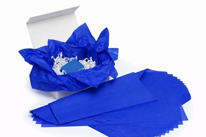 Bibuła gładka szafirowa 50x70 cm 100 arkuszy Pantone 288 C