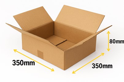 Karton Klapowy 350x350x80mm Wysyłkowy B360 Paczkomat Inpost Gabaryt A