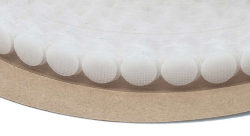 Kółko Rzepowe 10mm Białe 1800szt Haczyk + Pętelka