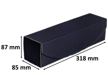 karton na wino, karton ozdobny, opakowanie 4W, pudełko na butelkę, czarny karton