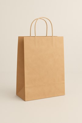 Torby Papierowe Brązowe Gładkie