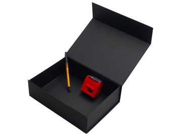 Pudełko Magnetyczne Czarne 250x180x70mm Pudełko Na Prezent Ozdobne