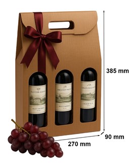 potrójne pudełko na wino