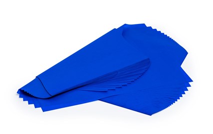 Bibuła gładka 20g 50x70cm Niebieska Chaber – ozdobna – 100 arkuszy