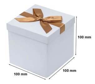 białe pudełko składane