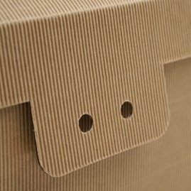 Eko Karton Karbowany z Pokrywką – Kufer na Prezent 320x200x100 mm