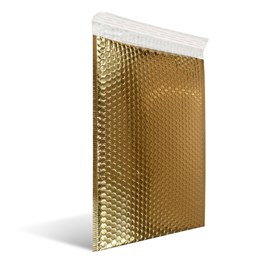 Złote koperty metaliczne H18