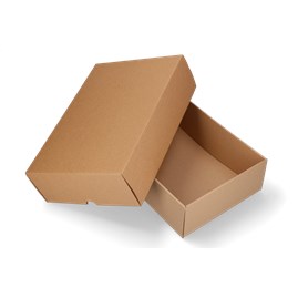 Pudełko karbowane z wieczkiem 350x150x90 mm